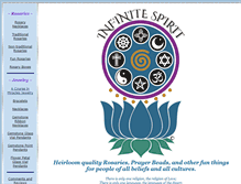 Tablet Screenshot of infinitelyspiritual.com